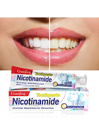 Nicotianmide Toothpaste,Fresh breath niacinamide removes bad breath,whitening toothpaste,toothpaste removes stains and whitens