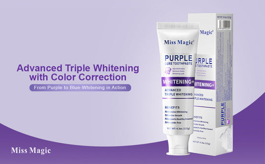 Miss Magic Purple Luxe Whitening Toothpaste